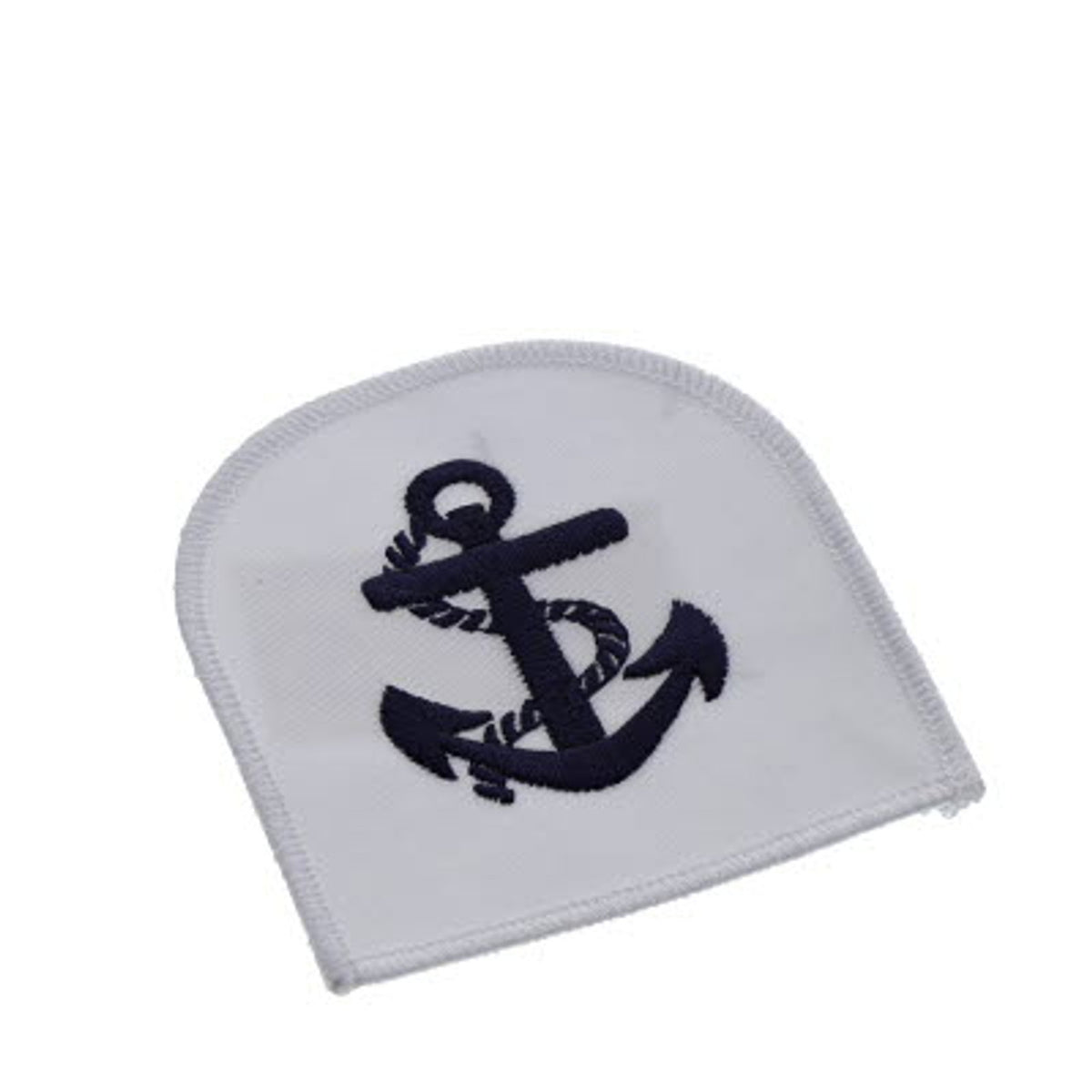 Perfectly sized, this Fouled Anchor Leading Seaman Rank Badge White has embroidered details ready for wear Specifications: Material: Embroidered details Colour: Blue, White