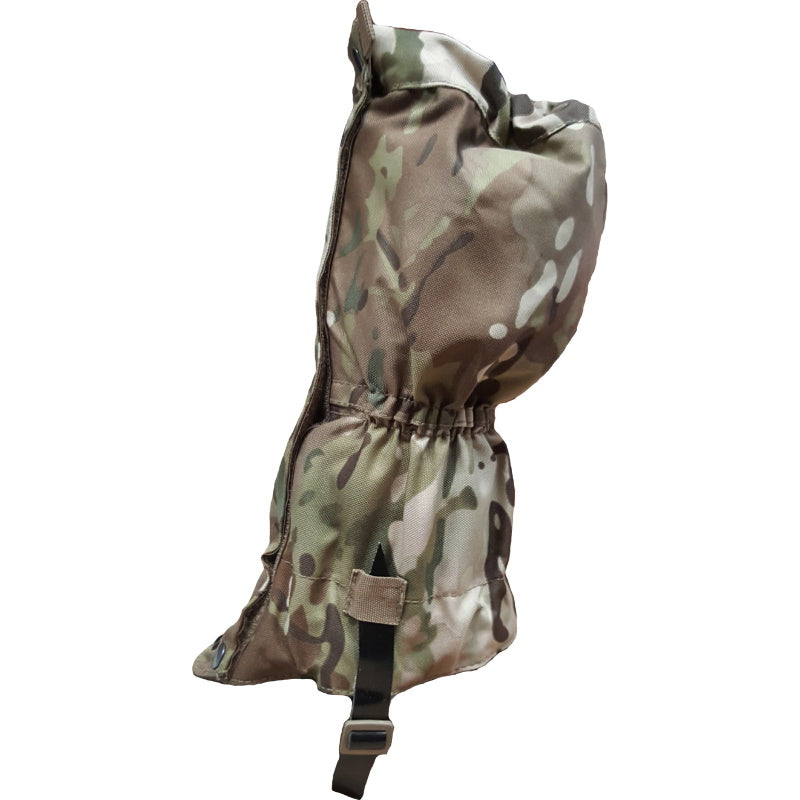 Keep your legs out of the way from snakes and biting insects, while providing a barrier for water, mud and stones from getting inside your boots with a solid pair of gaiters. Made with 900D waterproof PU fabric, these 3/4 length gaiters will provide you with plenty of protection in rugged, dense forest conditions. With velcro sides, press studs and underfoot trap, they will stay secure on your leg all day long.