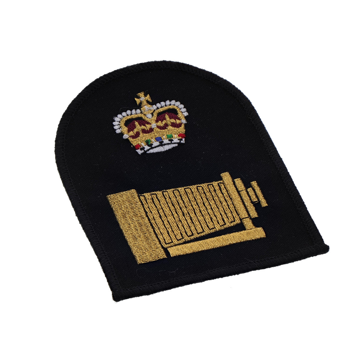 Perfectly sized, this Imagery Specialist Badge Petty Officer Badge has embroidered details ready for wear Specifications: Material: Embroidered details Colour: Black, gold, red, white, maroon, blue, green Size: Standard