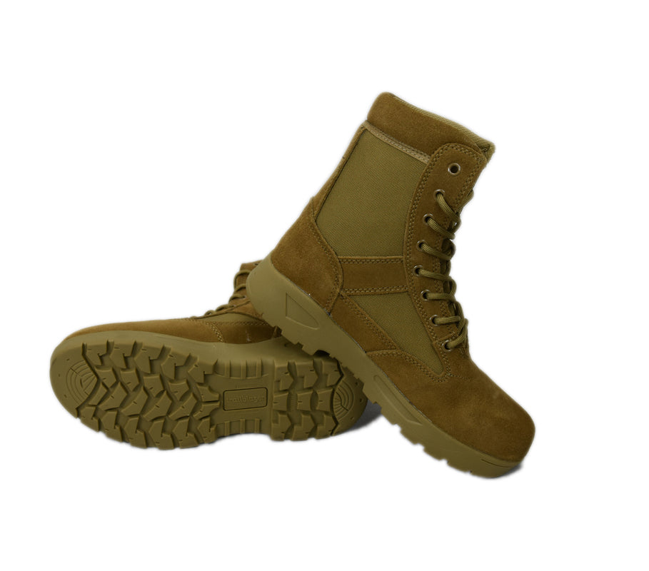 Australian Army offical Cadet issued 9″ waterproof Boot. Waterproofed and water resistant treated. High Performance removable cushion innersole. Upper: Suede Leather and Nylon Upper. Lining: Padded Wicking Lining. Outsole: Slip and Oil Resistant Rubber Sole.