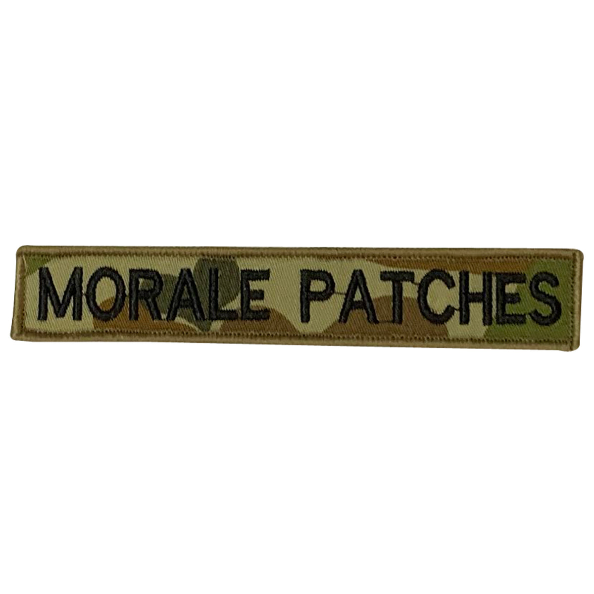 Name tag in Auscam material, size is 2.5cm x 15cm, lettering is 1.5cm in height. All embroidery is done in upper case letters only as a FYI. These are great for cadets or even survivalists who love their auscam uniforms. Don't forget you can even add the velcro backing and use them on your field gear or even dog vests. Made on the Gold Coast, please support Australian made