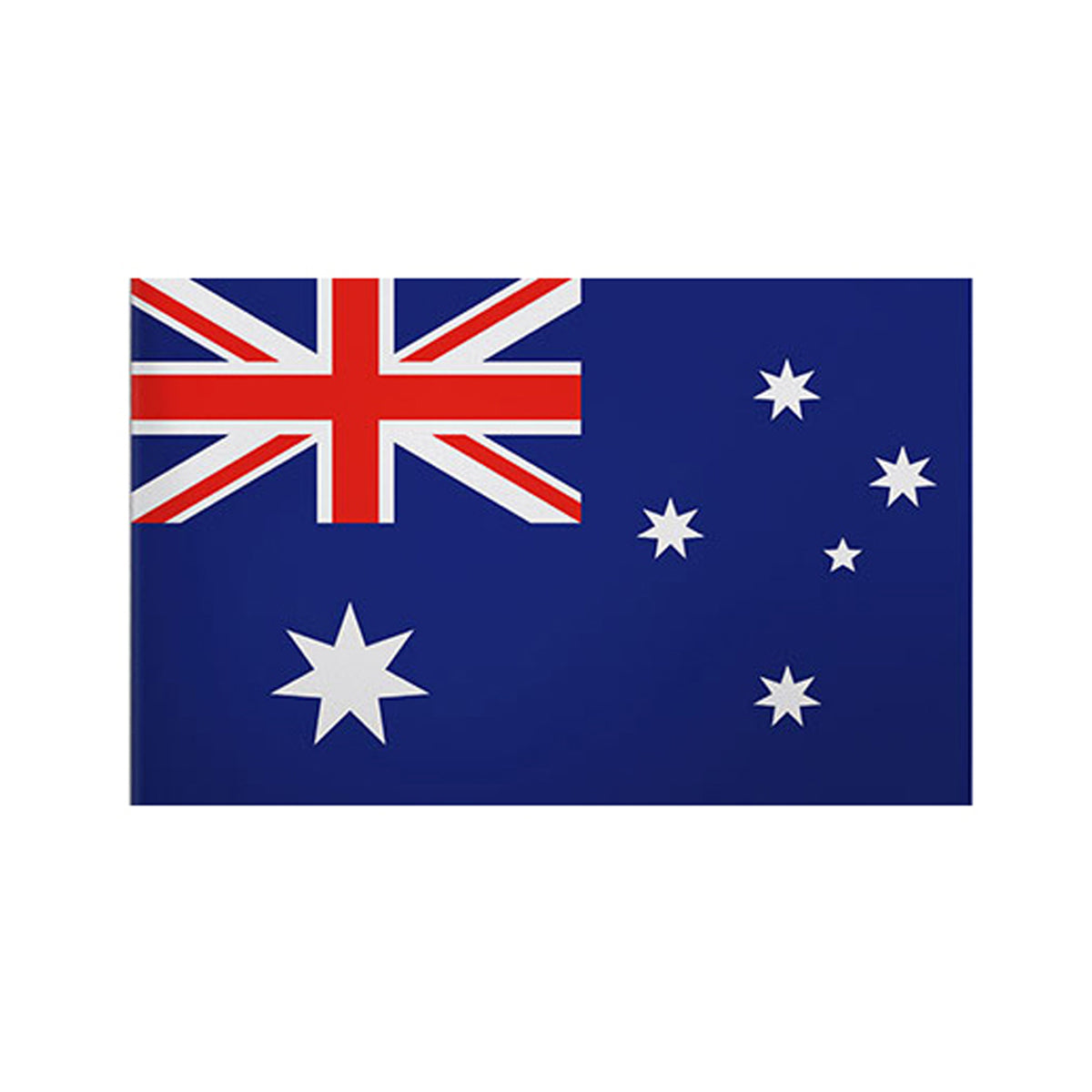 The Australian Flag, to wear to your next sporting event. A blue field featuring the Union Jack in the upper hoist quarter or canton, the commonwealth star in the lower hoist canton and the southern cross constellation on the fly made up of one smaller five-pointed star and four larger seven pointed stars. First flown in Melbourne on 3rd Sept 1901. 120cm x 60cm 68D Polyester Officially recognised as the Australian flag as of 1953 www.moralepatches.com.au