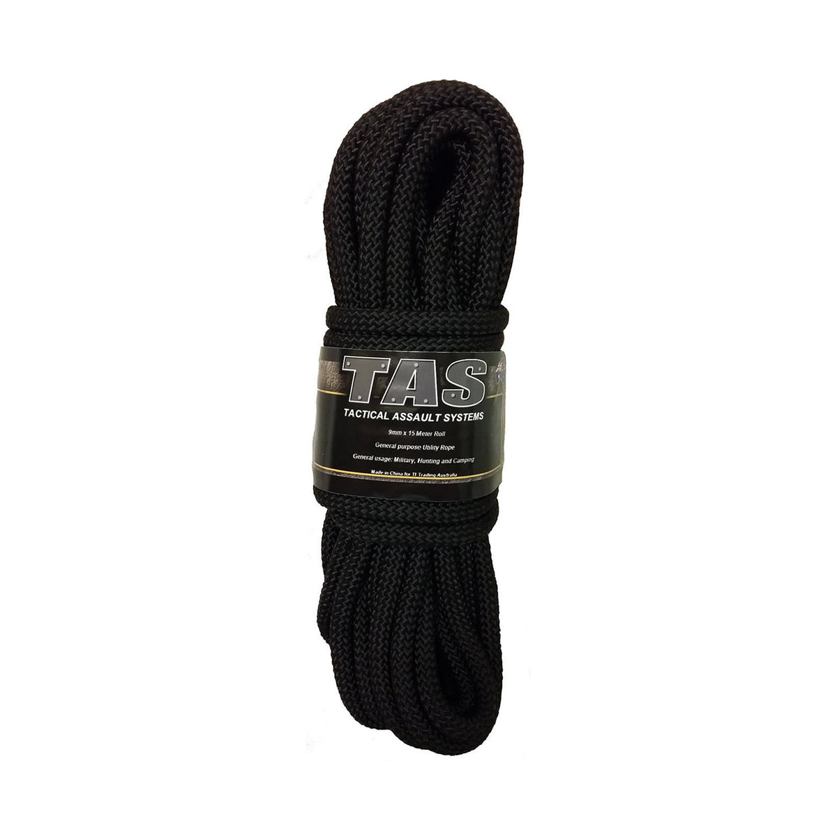 The rope comes in two sizes 5mm x 15m & 9mm x 15m This rope is for general purpose use only Great for general usage such as camping, hunting, military, cadets, scouts and general outdoor activities