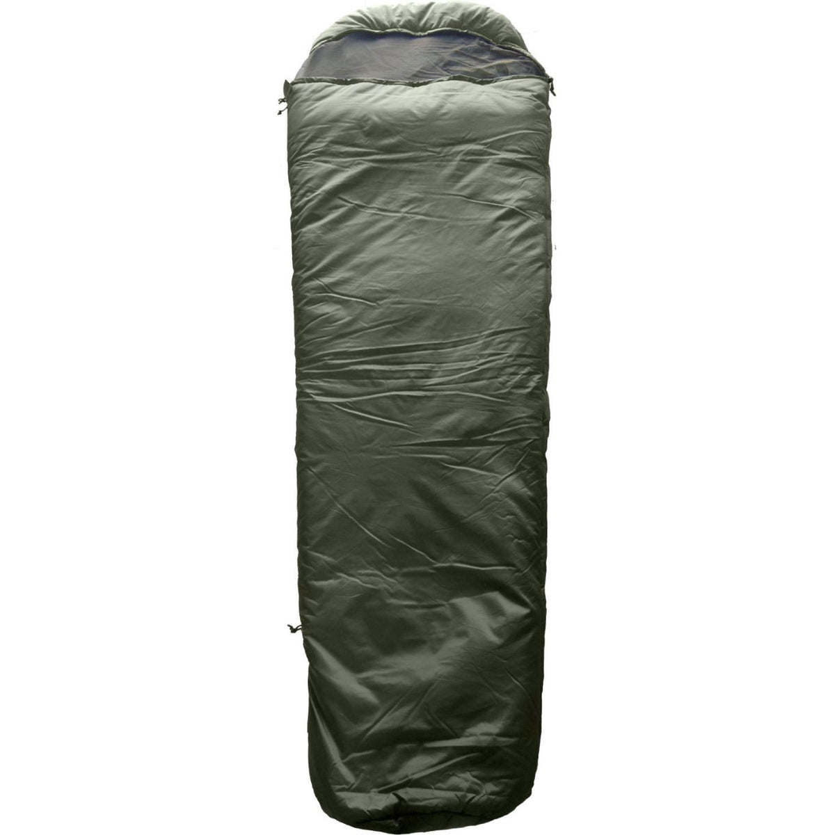 To get some of the best products on the market, you must find good brands and this sleeping bag doesn't disappoint. 0 degree rated military specification sleeping bag 2000mm water head rating Reinforced oxford inner liner for boots Box foot/nylon base/ 2 x YKK zips Rip-stop nylon upper Anti-bacterial aluminate mesh liner with microfibre fill Size: 235x80x50cm