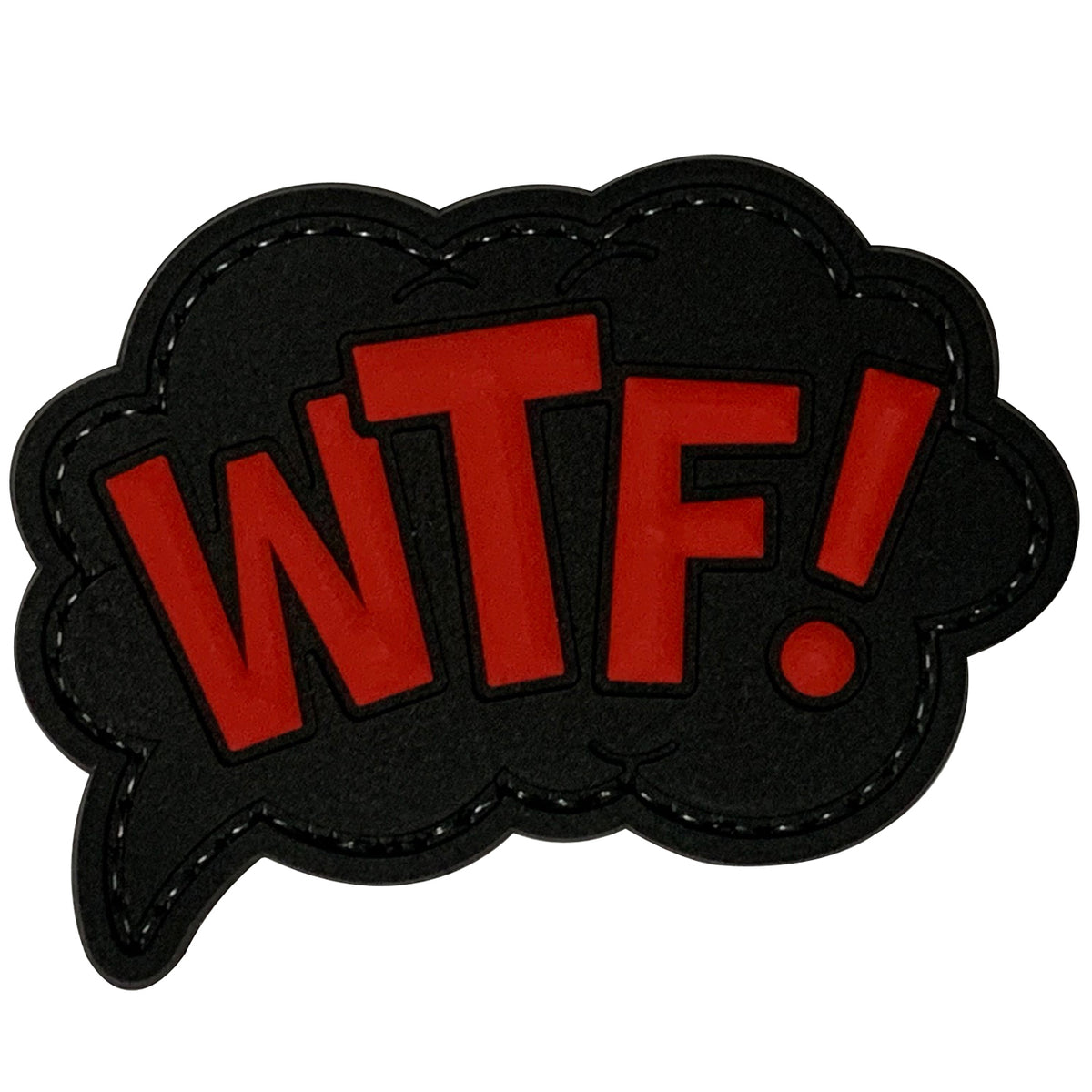 YEP THIS IS A MUST HAVE PATCH, WE ALL HAVE THOSE WTF MOMENTS WTF PVC Patch, Velcro backed Badge. Great for attaching to your field gear, jackets, shirts, pants, jeans, hats or even create your own patch board. Size: 7.2X5cm
