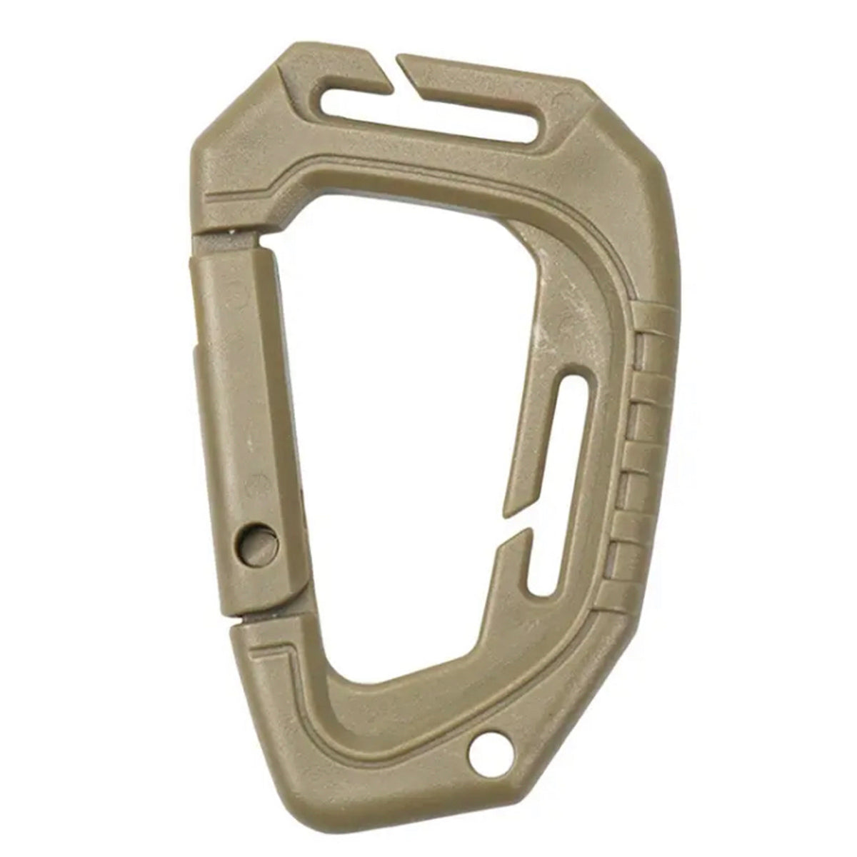 Made from high strength plastic, the Tactical Carabiner Safety Buckle MOLLE Webbing is a highly durable multipurpose attachment clip. Large Latch Securing tactical accessories 9.6cm long Glove friendly release button www.moralepatches.com.au