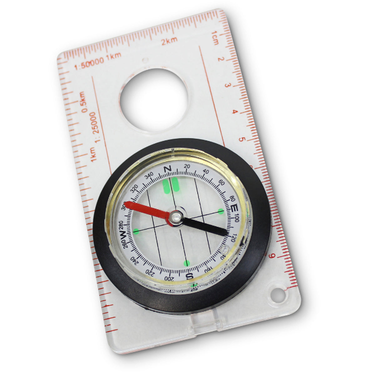 This liquid filled compass will get you from A to B with ease. If X marks the spot, this will get you there. Great for mountaineering, orienteering and camping. Liquid filled Clear measuring grid Lanyard for easy carry 11 x 6.5 cm www.moralepatches.com.au