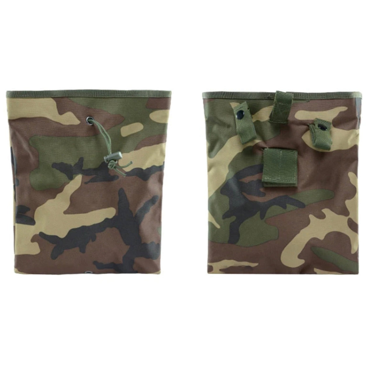 The Defence Q Store Expandable Dump Pouch Woodland expandable dump pouch is designed to provide extra storage space in the heat of the battle. When not in use it remains folder and low profile. www.moralepatches.com.au