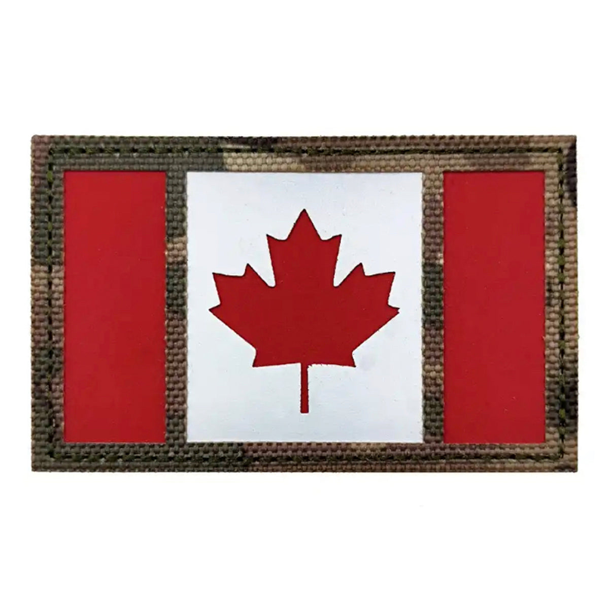Canada Flag Laser Cut Multicam Patch Hook & Loop. Size: 8x5cm HOOK AND LOOP BACKED PATCH(BOTH PROVIDED) www.moralepatches.com.au