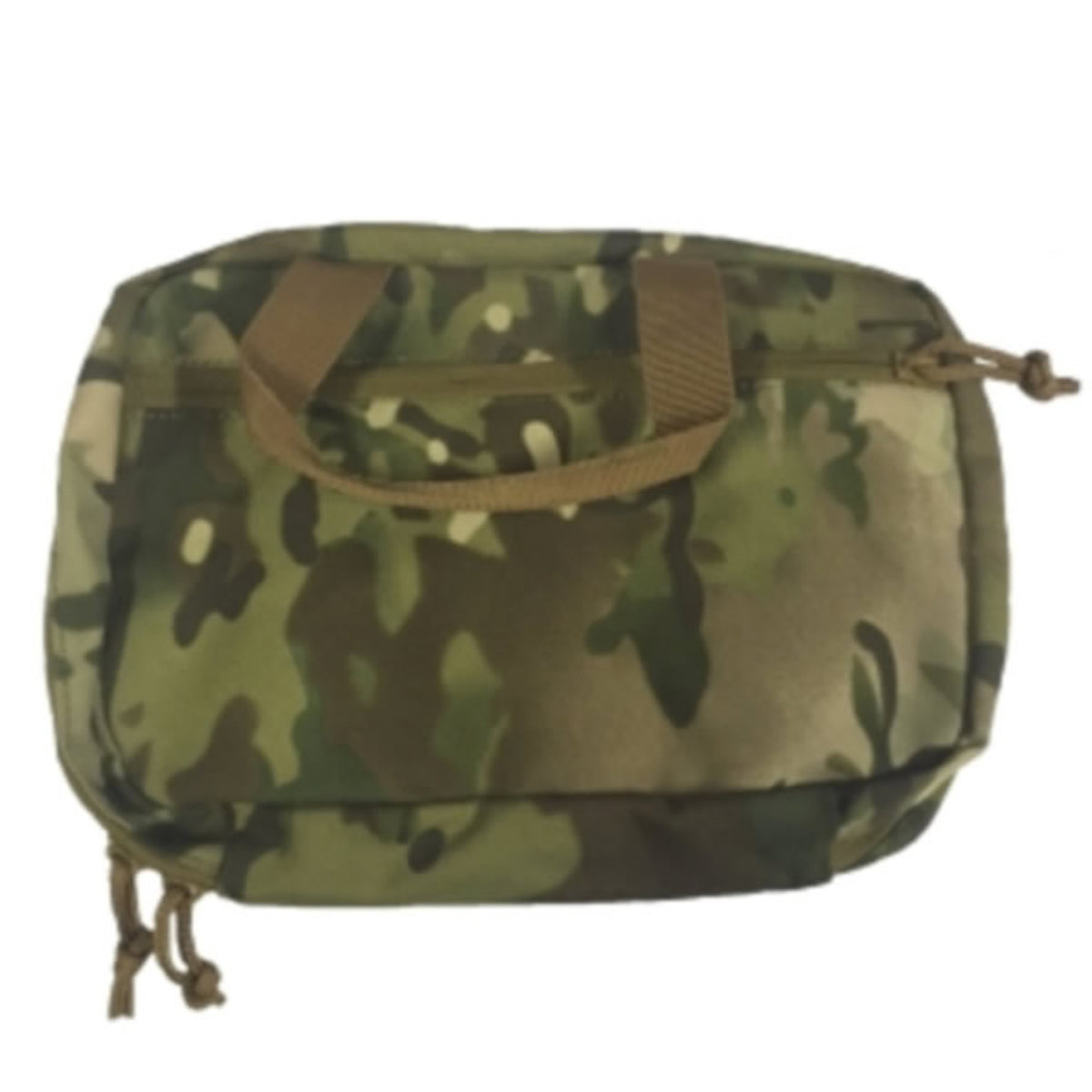 Great for military, cadets, camping and hiking to keep all your personal hygiene requirements together in one pouch It folds up into a small pouch for travel and storage and can be hung vertically on a tree branch or hootchie cord when in the field so this way you can use the mirror when shaving or putting camo paint on.