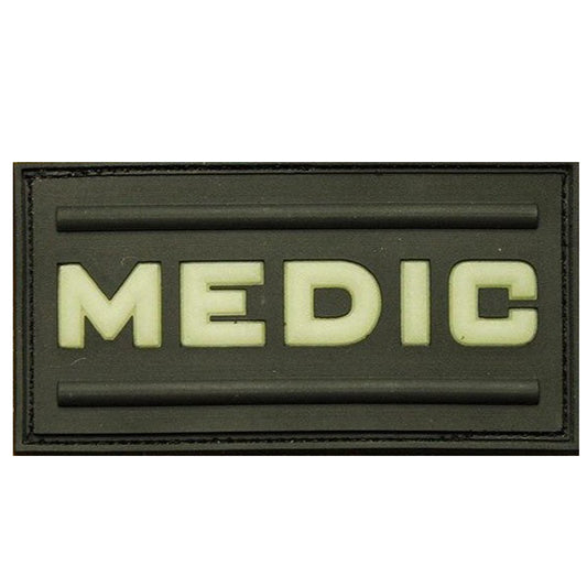 Glow&nbsp;Medic PVC Patch, Velcro backed Badge. Great for attaching to your field gear, jackets, shirts, pants, jeans, hats or even create your own patch board. www.moralepatches.com.au