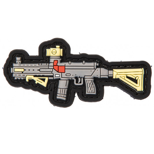 3D SA-58/FAL PVC Patch, Velcro backed Badge. Great for attaching to your field gear, jackets, shirts, pants, jeans, hats or even create your own patch board. Size: 7.2x3.5cm