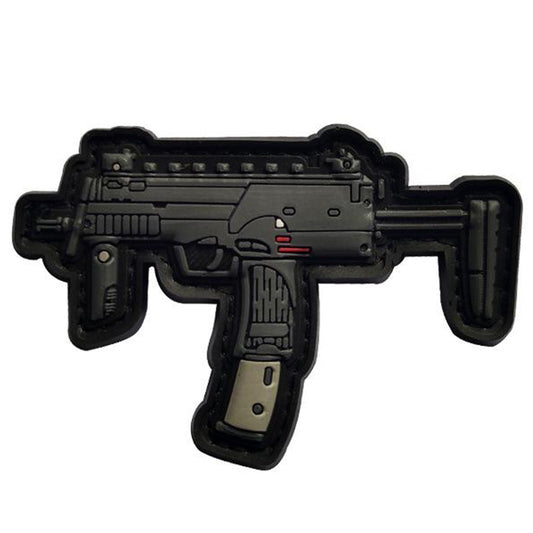 3D MP7 PVC Patch, Velcro backed Badge. Great for attaching to your field gear, jackets, shirts, pants, jeans, hats or even create your own patch board. Size: 7.3x4.3cm