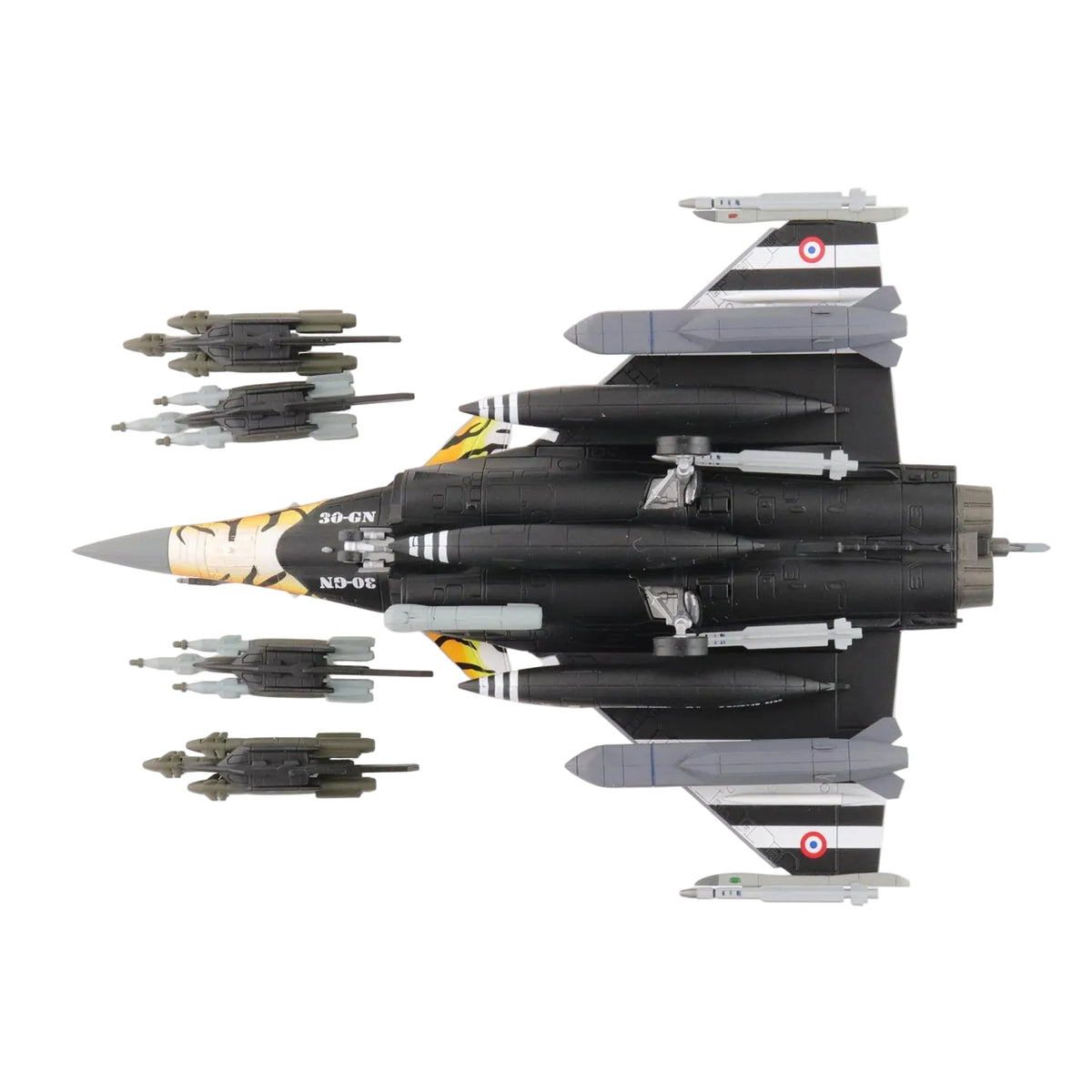 1/72 Rafale C "Dark Tiger" EC3/30 "Lorraine" NATO Tiger Meet 2019 by Hobby Master delivers striking modern jet display appeal for military aviation collectors and NATO Tiger Meet fans. www.moralepatches.com.au