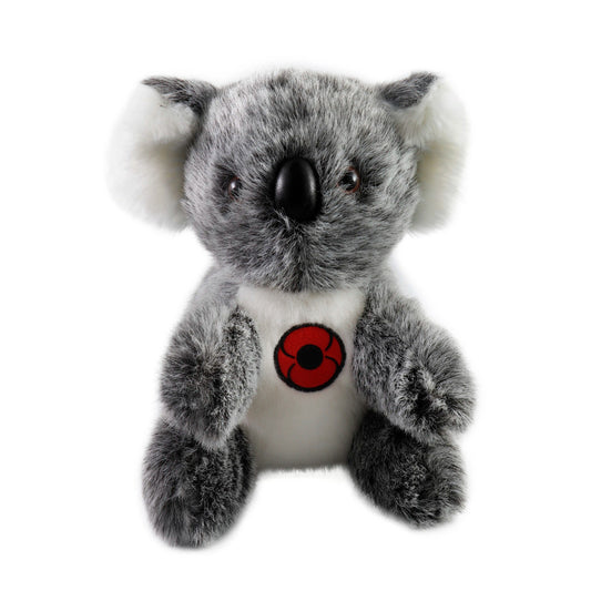 Bring home the delightful Poppy the Koala Bear and experience the joy of having an adorable and unique plush companion. Its distinctive design, superior material, and convenient size make it the perfect cuddling companion or a charming decorative piece. Don't miss out on this plushie. www.moralepatches.com.au