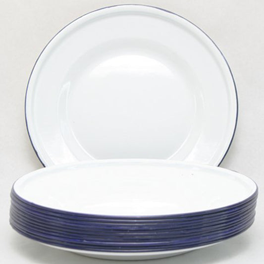 Enamelware is a mild steel base with a coating of "Porcelian Enamel" this coating protects the base from corrosion and make it resistant to organic solvents.&nbsp; It has a high abrasion resistance and is not effected in any way by UV light.&nbsp; It is resistant to thermal shock and can cope with temperatures up to 500oC. www.moralepatches.com.au
