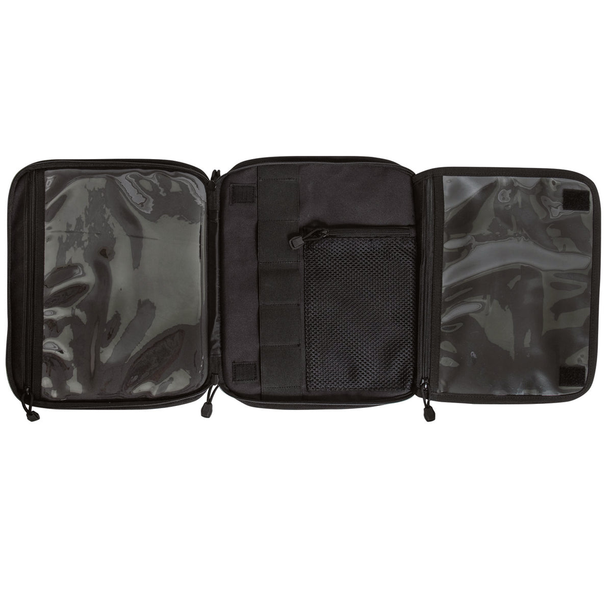 Be mission-ready with all your battle tools which are easily accessible in Rothco’s Tactical Map Case. Two interior window pockets (measuring 11.5" x 8.5" and 10.5" x 7.5") hold your maps and documents, protecting them from outside elements. www.moralepatches.com.au