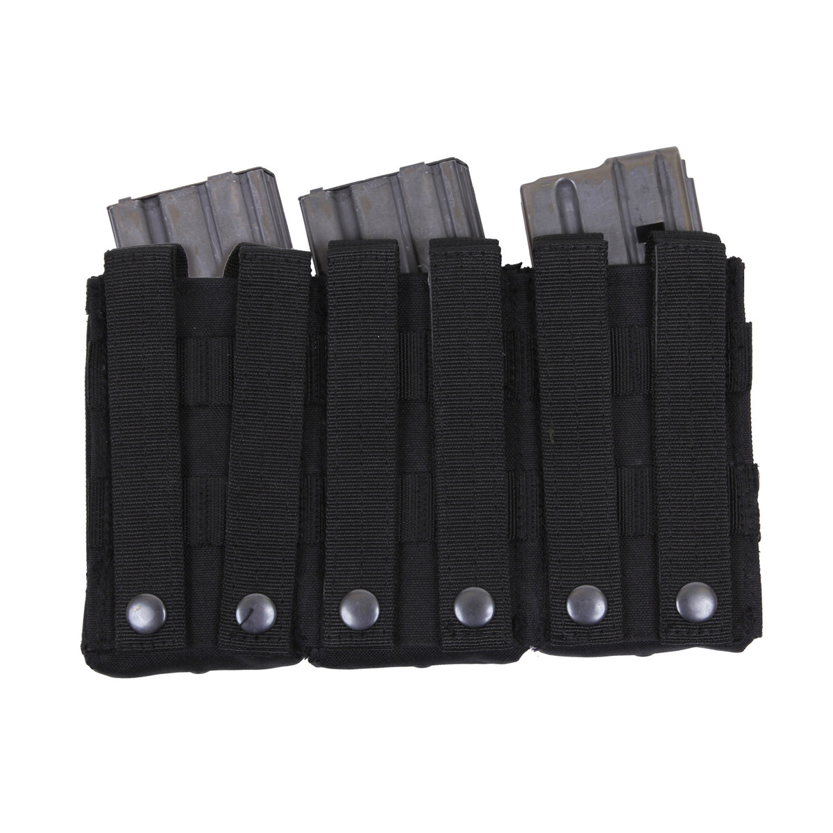 Elevate your tactical gear with the MOLLE Open Top Triple Mag Pouch, the ultimate solution for carrying extra rifle mags. Crafted for versatility and durability, this pouch seamlessly integrates with your MOLLE-compatible plate carrier vest, tactical pack, or any gear featuring a MOLLE panel. www.moralepatches.com.au