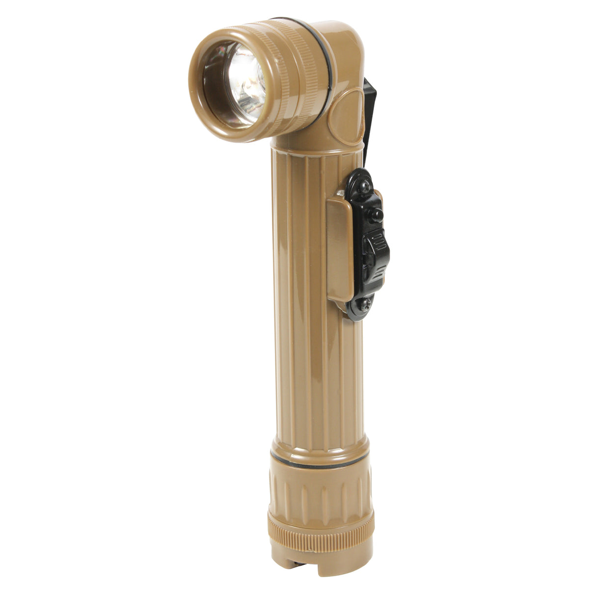 the survival tool features a spare bulb tucked under the battery spring for emergency situations. With a metal ring and belt clip, the flashlight easily attaches to outdoor gear or belts, making it an essential addition to your collection or bug out bag. www.moralepatches.com.au