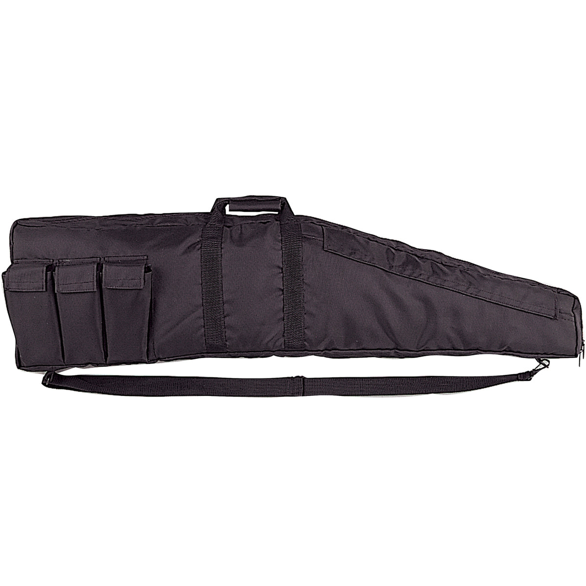 Rothco's Assualt Rifle Cover is a soft multipurpose bag that is great to use when hunting, training, or camping.   Double Zippered Main Compartment For Quick And Easy Access To Your Firearm 3 External Pouches Measuring 3 X 8 Are Ideal For Storing Magazines Or Additional Shooting Supplies Single Shoulder Strap And Twin Carry Handles Rifle Case Measures 43 Inches Long And Will Fit Most Standard Rifles And Shotguns www.moralepatches.com.au