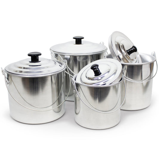 This aluminium Billy is an essential part of any Aussie campsite. The Billycan is lightweight and durable aluminium construction, and is suitable for gas stoves or straight on the campfire. www.moralepatches.com.au where the campers shop