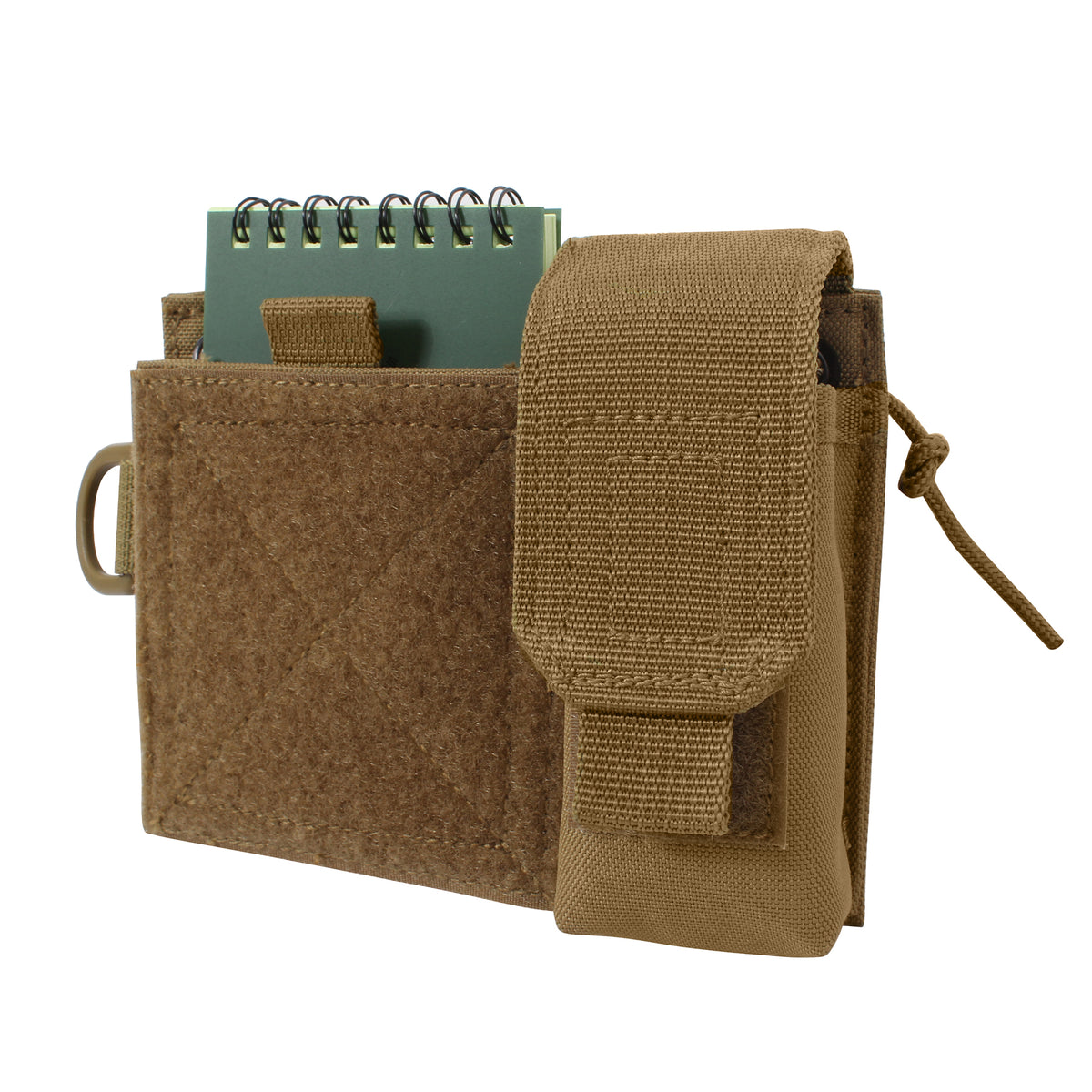 This MOLLE Administration Pouch in Coyote Brown is the perfect tool for keeping all your essential documents and IDs organized. With an open top slot, you can easily store and access maps, notebooks, or other important materials. www.moralepatches.com.au