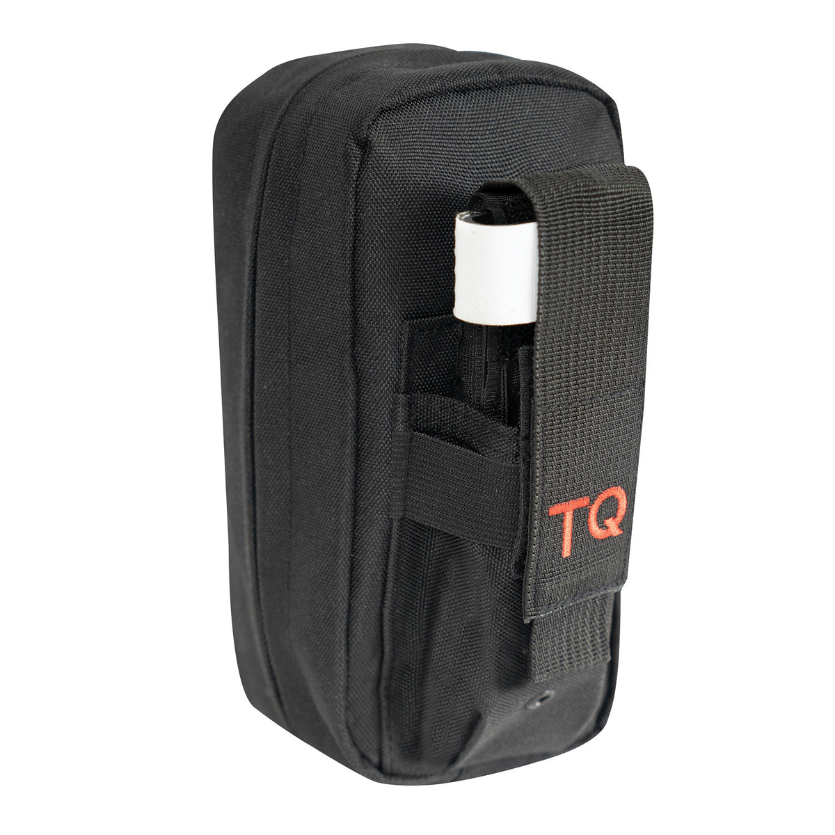 Fast Action First Aid Tourniquet Pouch is designed for rapid access to first-aid gear in situations where every second counts. The exterior pocket secures your tourniquet with a webbing flap featuring a hook and loop closure and elasticized polyester for a secure fit. The fast action pull tab allows easy one-handed access for self-use. www.moralepatches.com.au