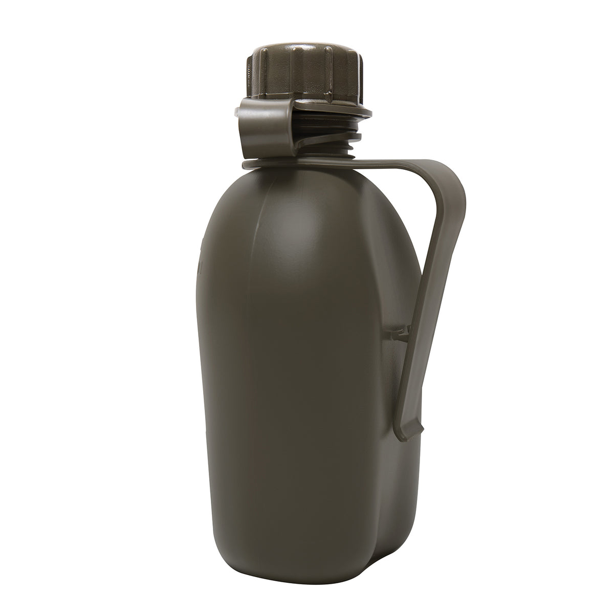 Genuine GI Canteen With Clip is made of a high-density polyethylene plastic that is BPA Free, with a rigid, single wall construction. The military canteen features a screw cap and clip and will fit into any our G.I Style Canteen Covers. U.S. Made, NSN# 8465-00-889-3744 MIL SPEC: MIL-C-43103 www.moralepatches.com.au