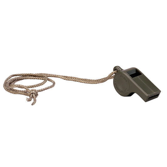Ensure your safety and command attention with Rothco's Police Whistle. Designed to deliver a sharp, clear sound, this police-style whistle is ideal for emergency signalling, coaching, or any situation requiring immediate attention. www.moralepatches.com.au