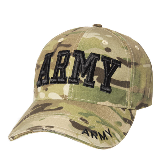 Elevate your style with the Deluxe Low Profile Insignia Cap. Crafted from 100% brushed cotton twill, this cap features a raised 3-D embroidered insignia on the front panel and brims, adding a touch of sophistication to your look. The sandwich bill strap insignia, along with the adjustable hook &amp; loop closure, ensures a secure and customizable fit. www.moralepatches.com.au