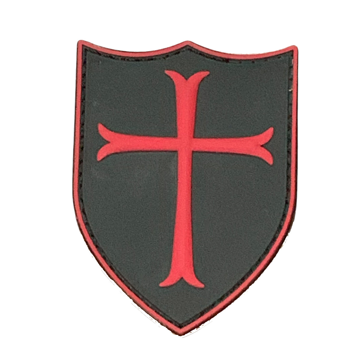 Transform your field gear, jackets, shirts, pants, jeans, hats, and patch boards with the powerful Knights Templar Crusaders Cross PVC Patch. Measuring 8x6cm and equipped with Velcro backing, this badge is the perfect symbol of devotion and strength. Embrace the power and join the crusade today! www.moralepatches.com.au