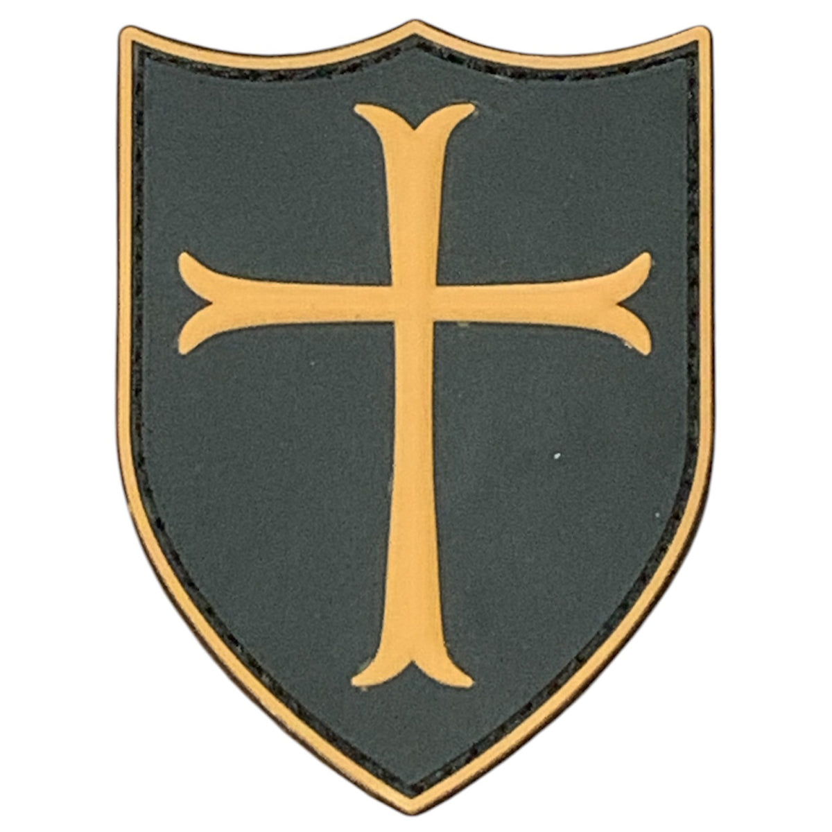 Transform your field gear, jackets, shirts, pants, jeans, hats, and patch boards with the powerful Knights Templar Crusaders Cross PVC Patch. Measuring 8x6cm and equipped with Velcro backing, this badge is the perfect symbol of devotion and strength. Embrace the power and join the crusade today! www.moralepatches.com.au yellow