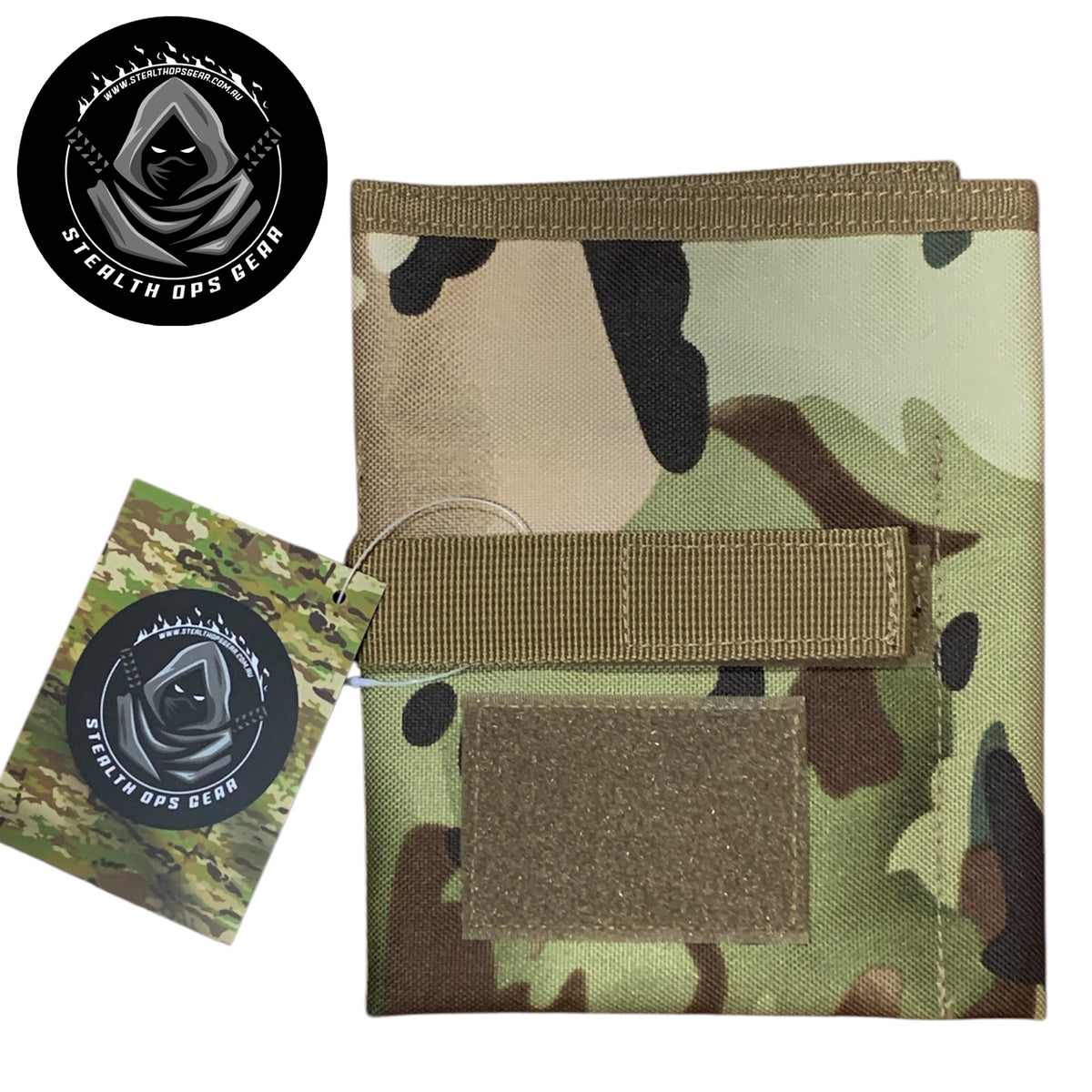 With the edition of our new Multicam 
 Notebook Cover, we had to make a bundle for you legends out there and to save buying everything individually which can be costly. www.moralepatches.com.au