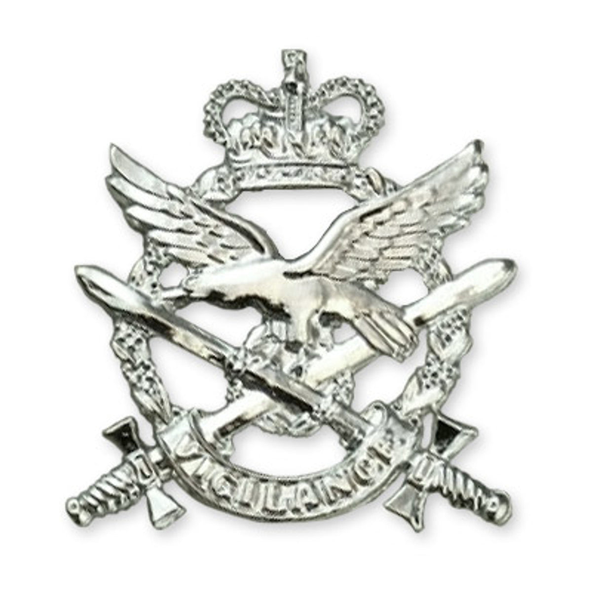 This sensational badge is the perfect addition to your hat or collection. The Australian Army Aviation Corps badge in silver adds a touch of elegance and sophistication wherever it's displayed.  www.moralepatches.com.au