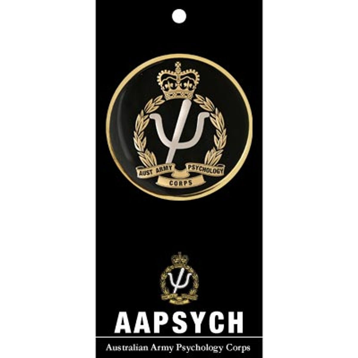This amazing 48mm full colour enamel medallion from the Australian Army Psychology Corps (AA PSYCH) will leave an impression wherever you take it or share it. www.moralepatches.com.au