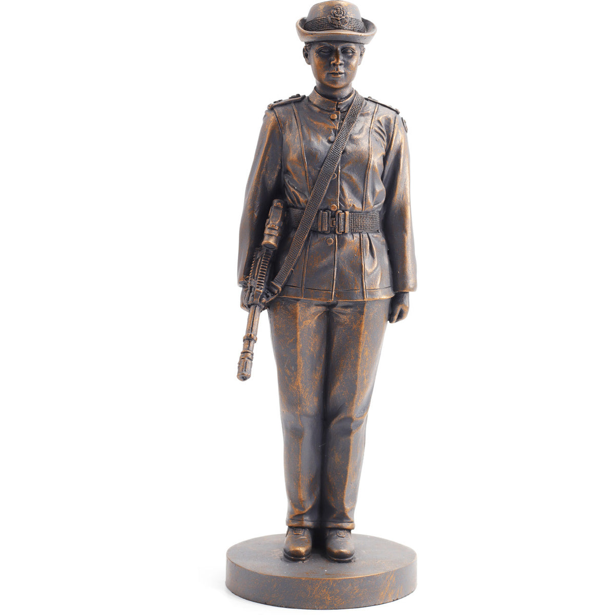  Miniature ADFA Female Air Force Officer is the perfect present for graduates, serving members or veterans. A reflection of service for all Air Force Officers. Whether starting, changing or ending a career in the Royal Australian Air Force this cold cast bronze figurine is the ideal gift, award or collectable. www.moralepatches.com.au