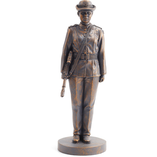  Miniature ADFA Female Air Force Officer is the perfect present for graduates, serving members or veterans. A reflection of service for all Air Force Officers. Whether starting, changing or ending a career in the Royal Australian Air Force this cold cast bronze figurine is the ideal gift, award or collectable. www.moralepatches.com.au