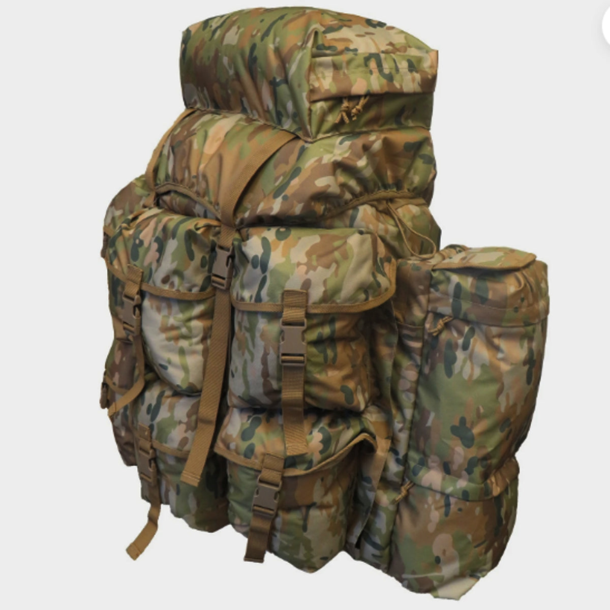 The AMCU Tactical Field Alice Pack XL delivers serious carrying capacity with thoughtful design details that matter in the field. Engineered from rugged 900D fabric with reinforced webbing and nylon buckles, this pack handles demanding conditions without compromise. www.moralepatches.com.au