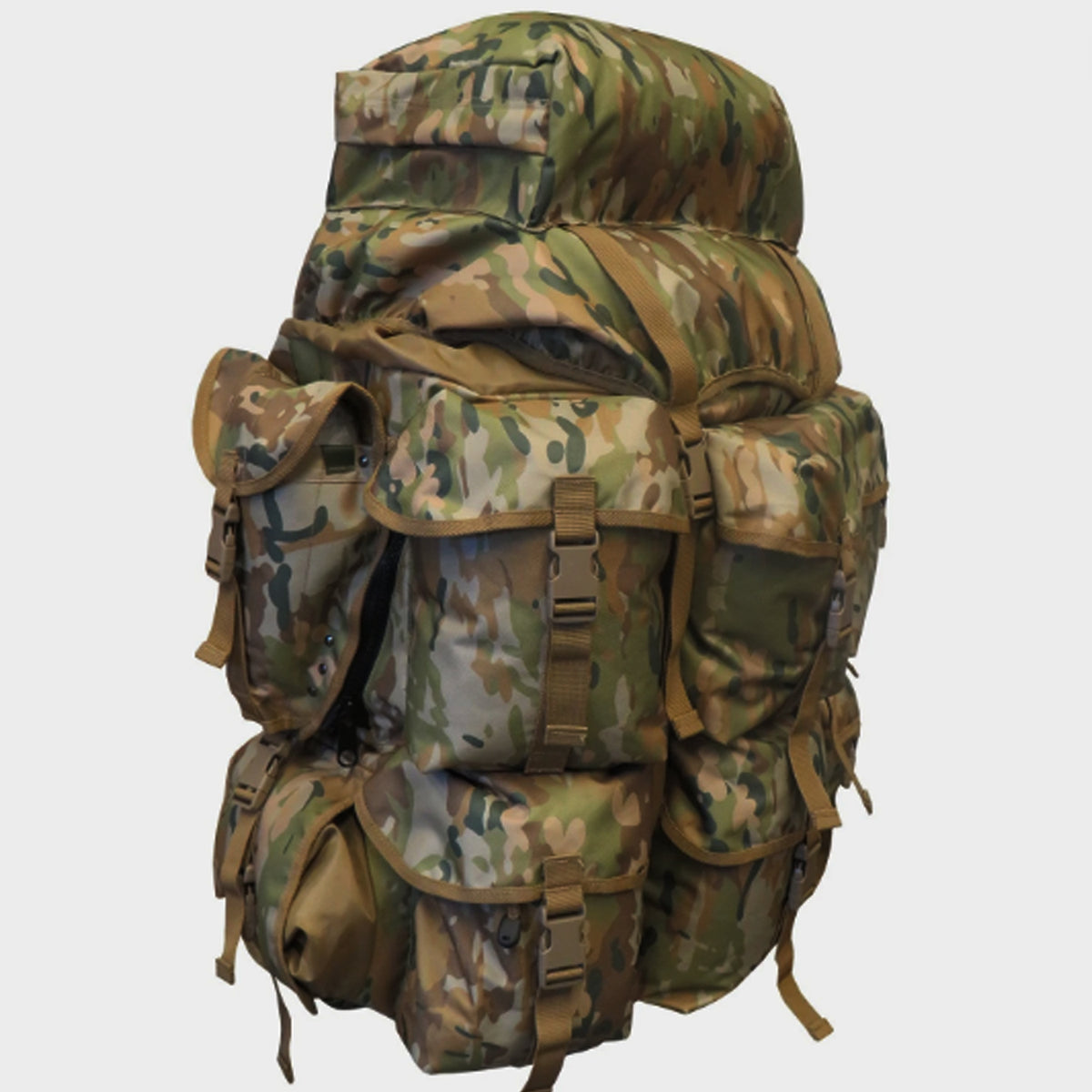 The AMCU Tactical Field Alice Pack XL delivers serious carrying capacity with thoughtful design details that matter in the field. Engineered from rugged 900D fabric with reinforced webbing and nylon buckles, this pack handles demanding conditions without compromise. www.moralepatches.com.au