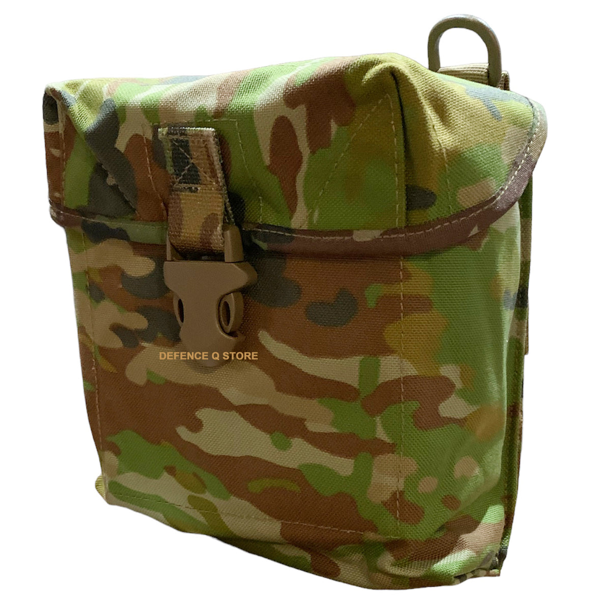 The AMCU Tactical Assault Minimi Pouch boasts the same high-quality standards as the standard issue Minimi, but with a lighter and stronger design that can be easily MOLLE mounted. www.moralepatches.com.au standing up view