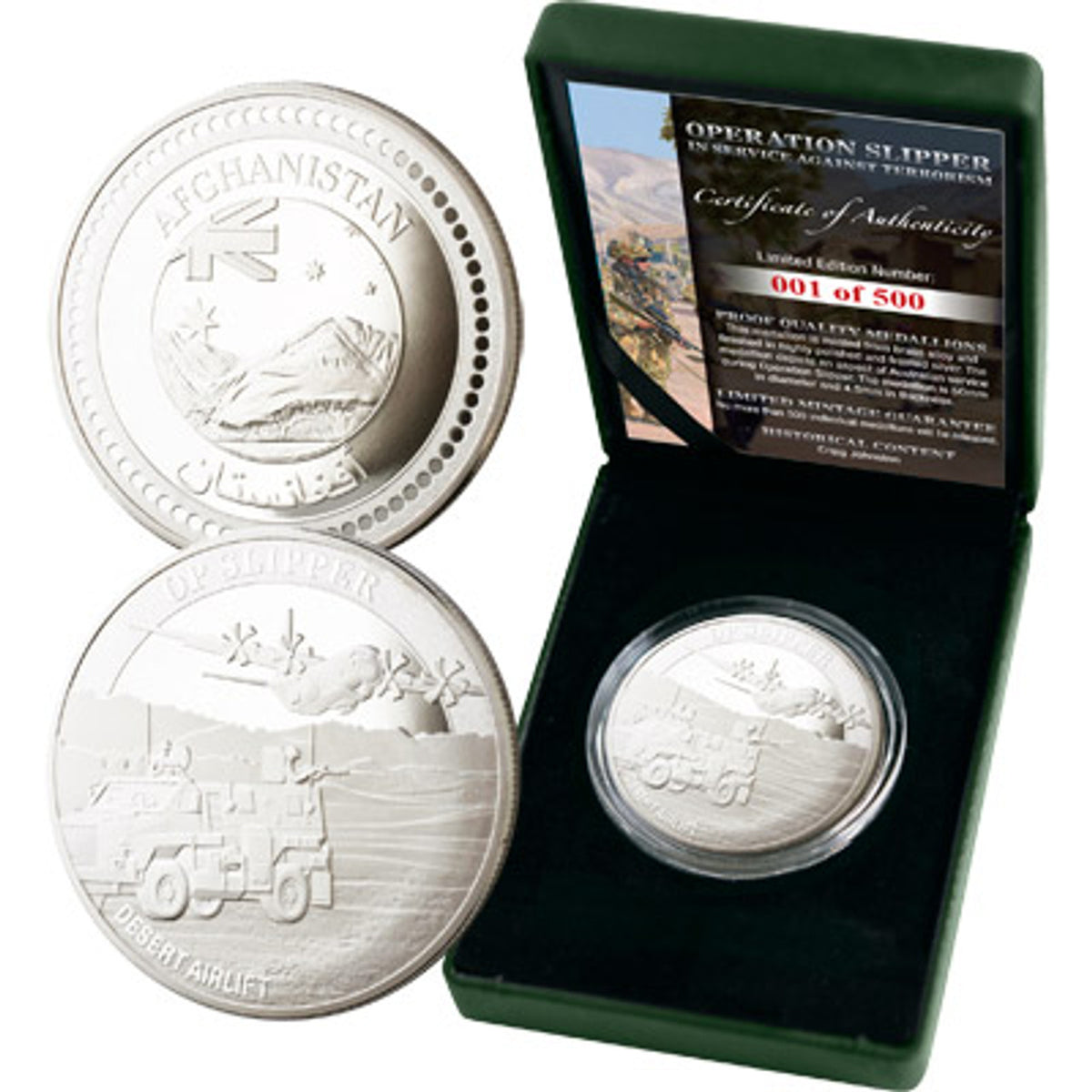 This limited edition medallion commemorates the Royal Australian Air Force's heavy-lifting Hercules C-130 transport aircraft and their crucial role in providing air logistic support in Afghanistan. www.moralepatches.com.au