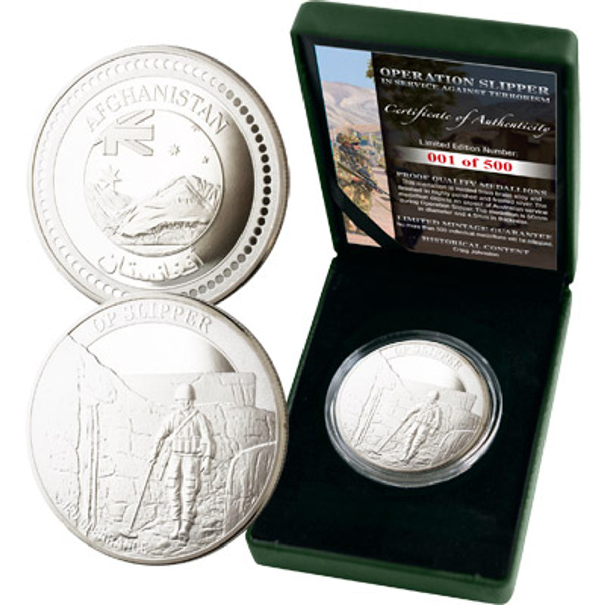 Commemorates the heroic efforts of combat engineers in clearing IEDs Solid brass alloy construction with a highly polished silver finish for a premium look and feel Features a member of the Mentoring Task Force searching for IEDs, capturing the intensity of their mission www.moralepatches.com.au