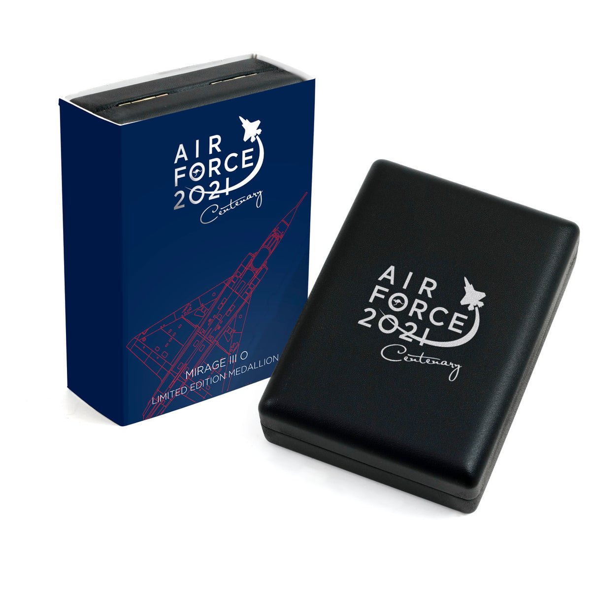 Introducing the Air Force 100 Limited Edition Medallion - Mirage III, a stunning commemorative piece that holds a special place in the Air Force Centenary celebrations of 2021. www.moralepatches.com.au