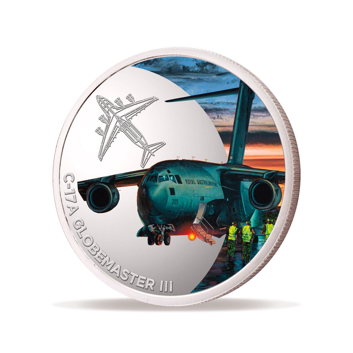 The Air Force 100 Limited Edition Medallions are a stunning collection that pays tribute to the Air Force Centenary in 2021. These limited-edition medallions are not only a symbol of pride but also a valuable addition to any military aviation enthusiast's collection. www.moralepatches.com.au