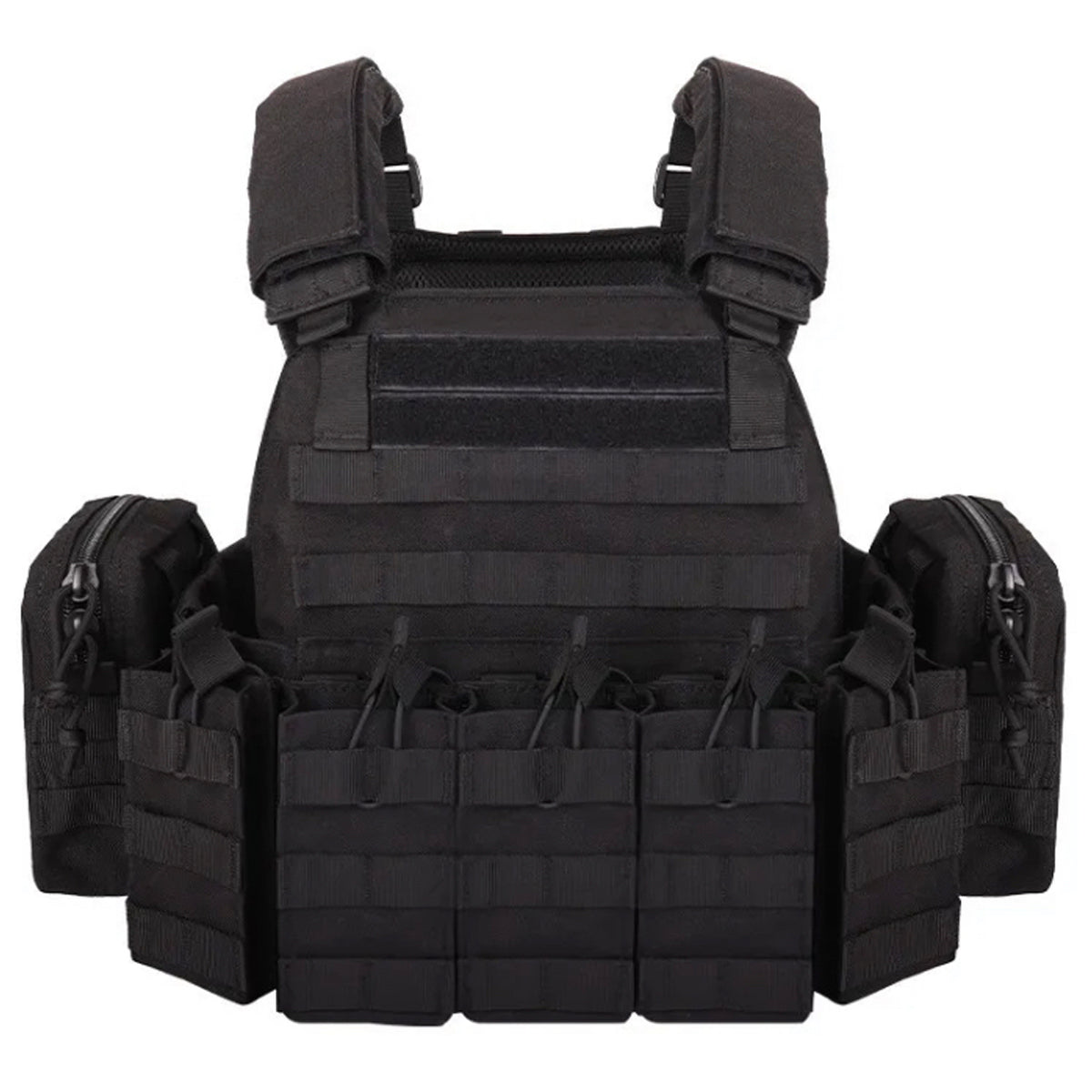 Crafted from elite nylon 500D, the Air Force Assault Tactical Vest offers unbeatable magazine capacity for those who dare to take on extreme firefights. Soft and adjustable to fit waists from 95-140cm, www.moralepatches.com.au black