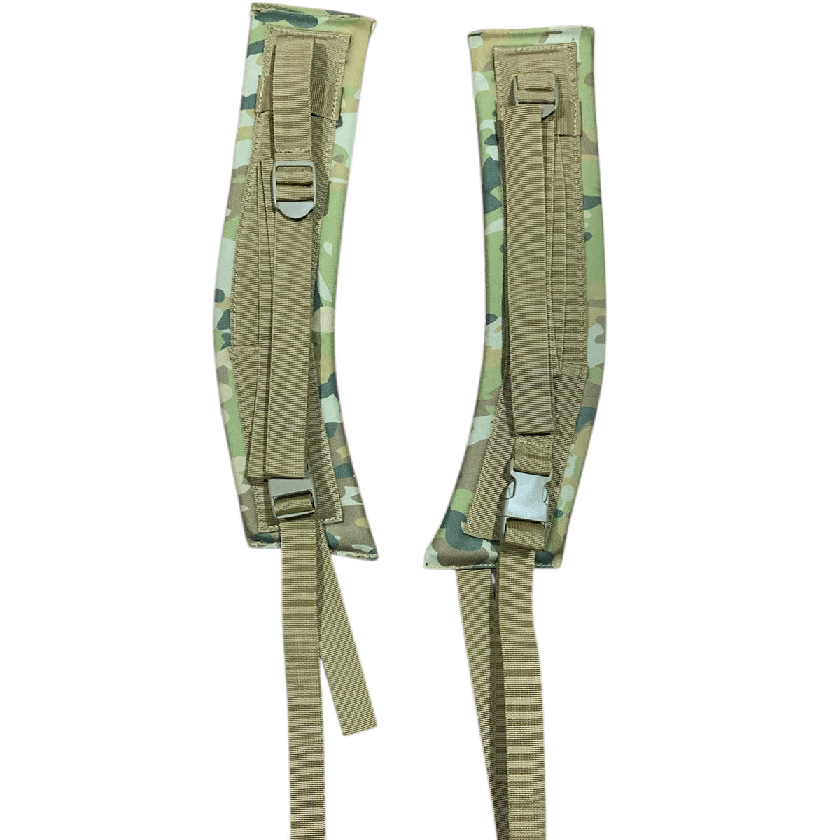 AMCU Alice Pack Shoulder Straps designed specifically for alice packs and compatible external frames. Crafted from premium 900D heavy-duty fabric with comfortable rubber memory foam padding. Features dual waterproof coating for ultimate protection in all conditions. Perfectly sized at 39 x 9 x 1cm to distribute weight evenly across your shoulders for extended comfort during long missions. www.moralepatches.com.au