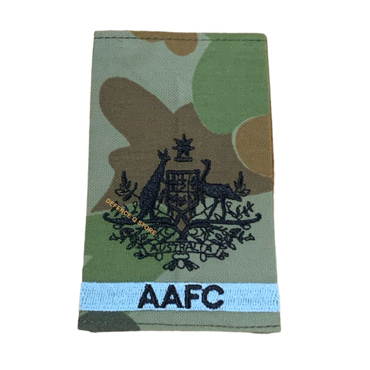 AAFC Australian Air Force Cadets Cadet Warrant Officer CWOFF Auscam Rank Insignia DPCU  Sold as x1 Rank Slide Only www.moralepatches.com.au