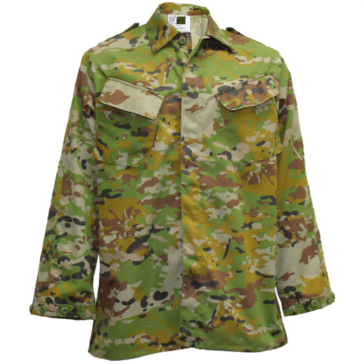 Built tough for demanding operations, this Australian Multicam Tactical Field Shirt combines durability with practical design. The heavy-duty poly/cotton blend resists wear and tear in the field, while strategically positioned slanted pockets keep your essentials secure and accessible. www.moralepatches.com.au