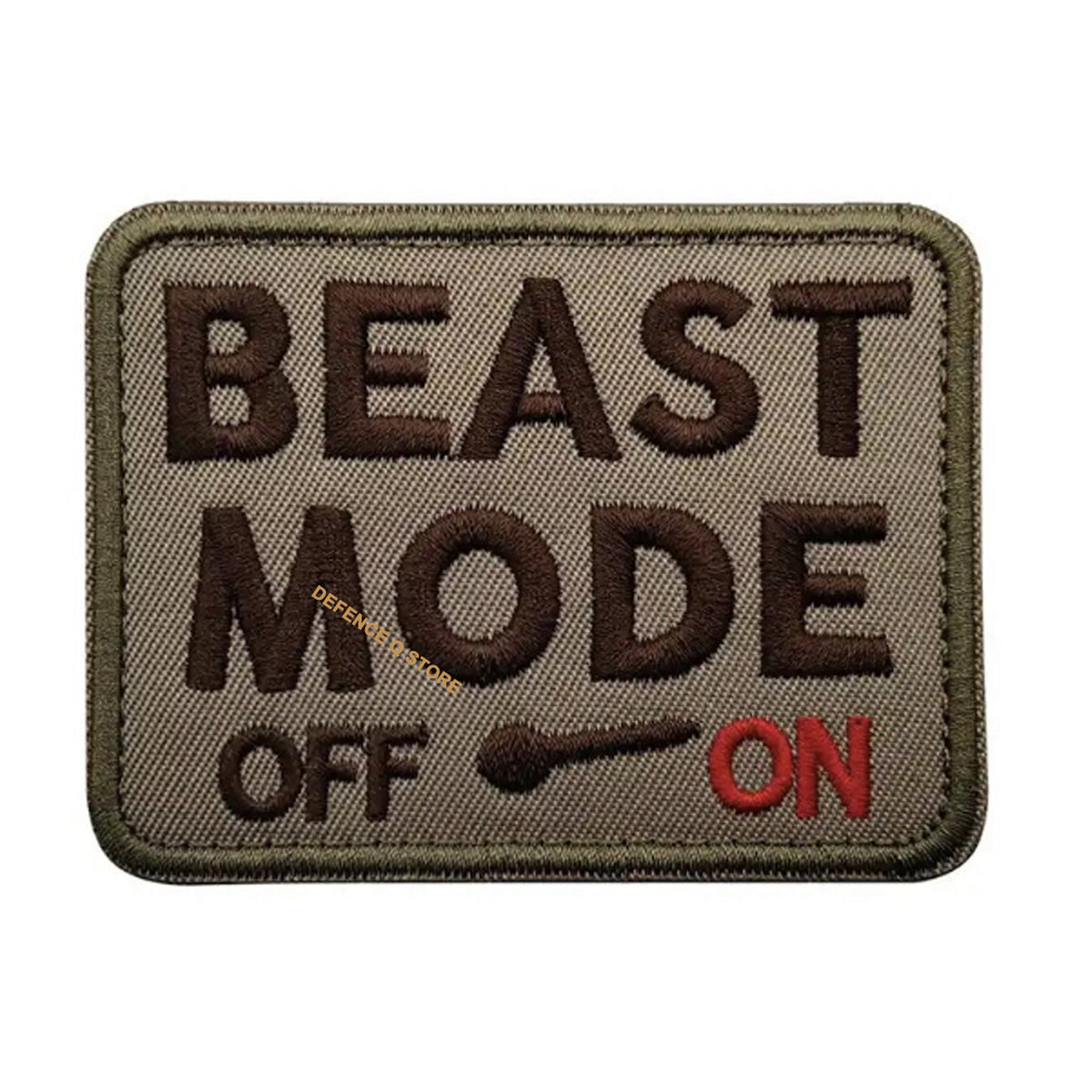 Transform into your strongest self with the Beast Mode Patch Hook &amp; Loop, measuring 8x6cm! Unleash your inner power and conquer every challenge with confidence and style. www.moralepatches.com.au