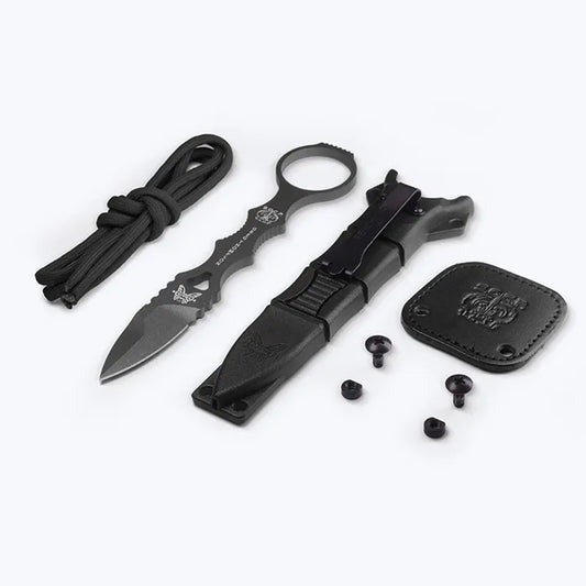 Finished in subdued Tungsten Grey, this Mini SOCP® features a 440C stainless steel blade, a single edge grind, and a skeletonised handle optimised for fast control. Lightweight, low profile, and backed by a matching SOCP® sheath to keep it ready — wherever you are. www.moralepatches.com.au